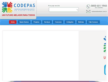 Tablet Screenshot of codepas.com.br